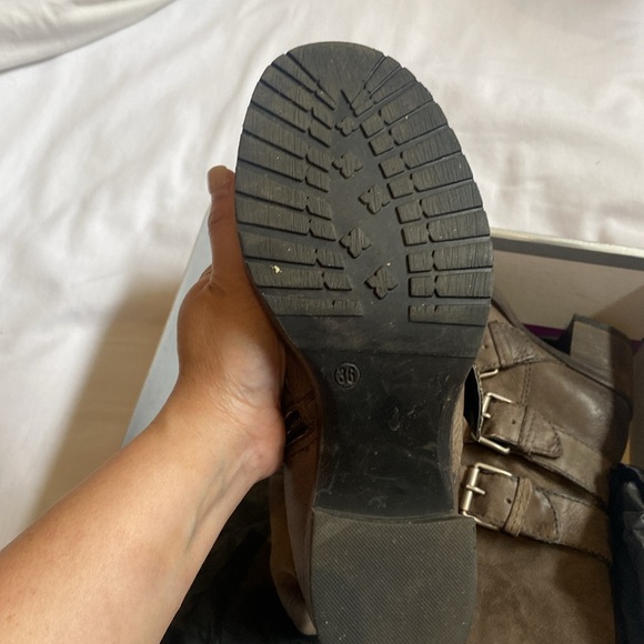 Moto combat boots - Picture 3 of 4